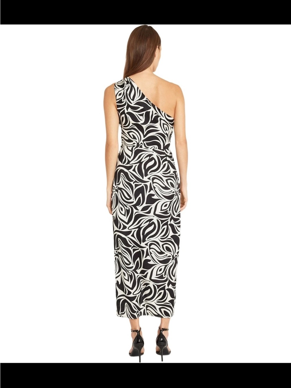 NWT Donna Morgan Midi Dress🤍🖤 - Picture 3 of 13